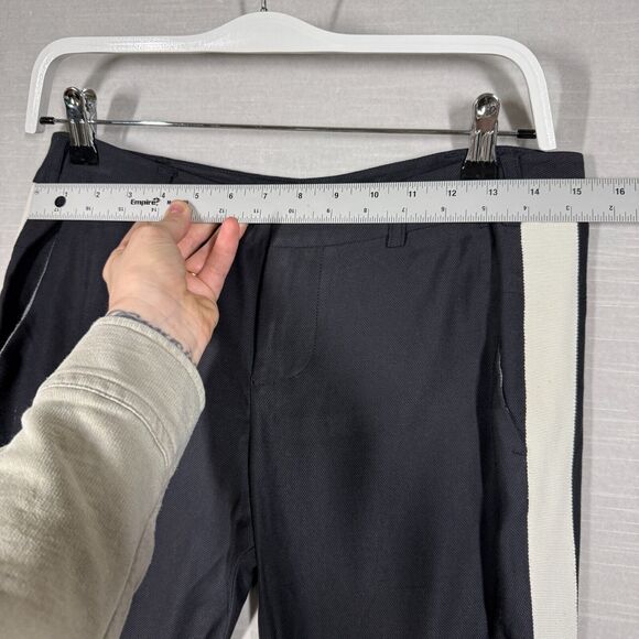 Zadig & Voltare Pants Womens 36 Black White Stripe Tuxedo Casual Office Dress - Picture 10 of 14